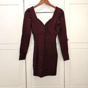 Talula Wine-coloured Minidress